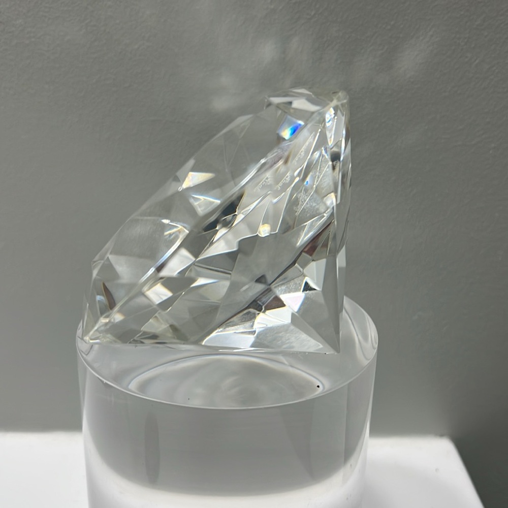 Elegant Crystal Diamond Paperweight - Picture 2 of 4
